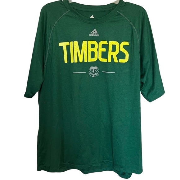 Adidas Portland Timbers Climalite Performance T-Shirt Jersey Size XL - Picture 1 of 9